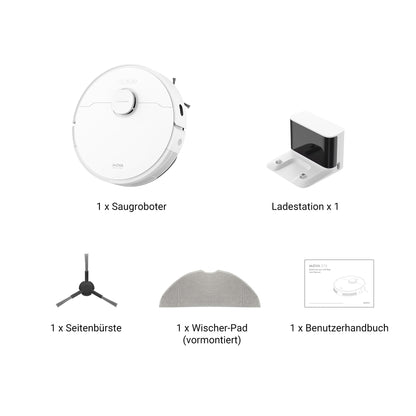 Mova S10 robotic vacuum cleaner, 7,000Pa suction power, 3DAdapt obstacle avoidance, 7mm mopping height.
