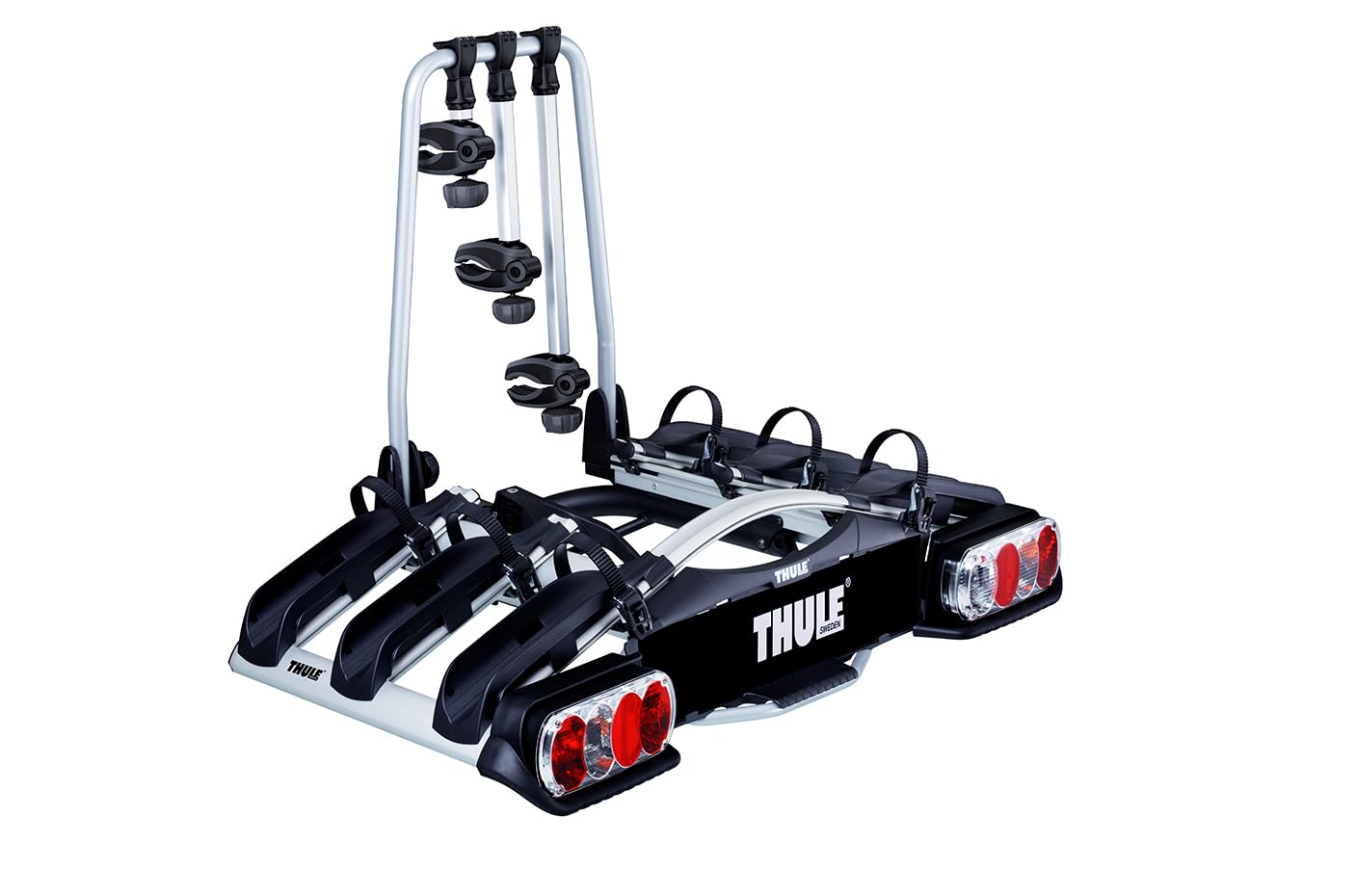 Thule EuroWay G2 922 bike carrier for towbar, 3 bikes, Silver