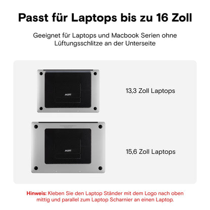 MOFT Laptop Stand, Foldable Notebook Stand with 2 adjustable angles, Improve Posture, Compatible with MacBook Air, MacBook Pro 11''-16'', Self-adhesive - Black Patterned.