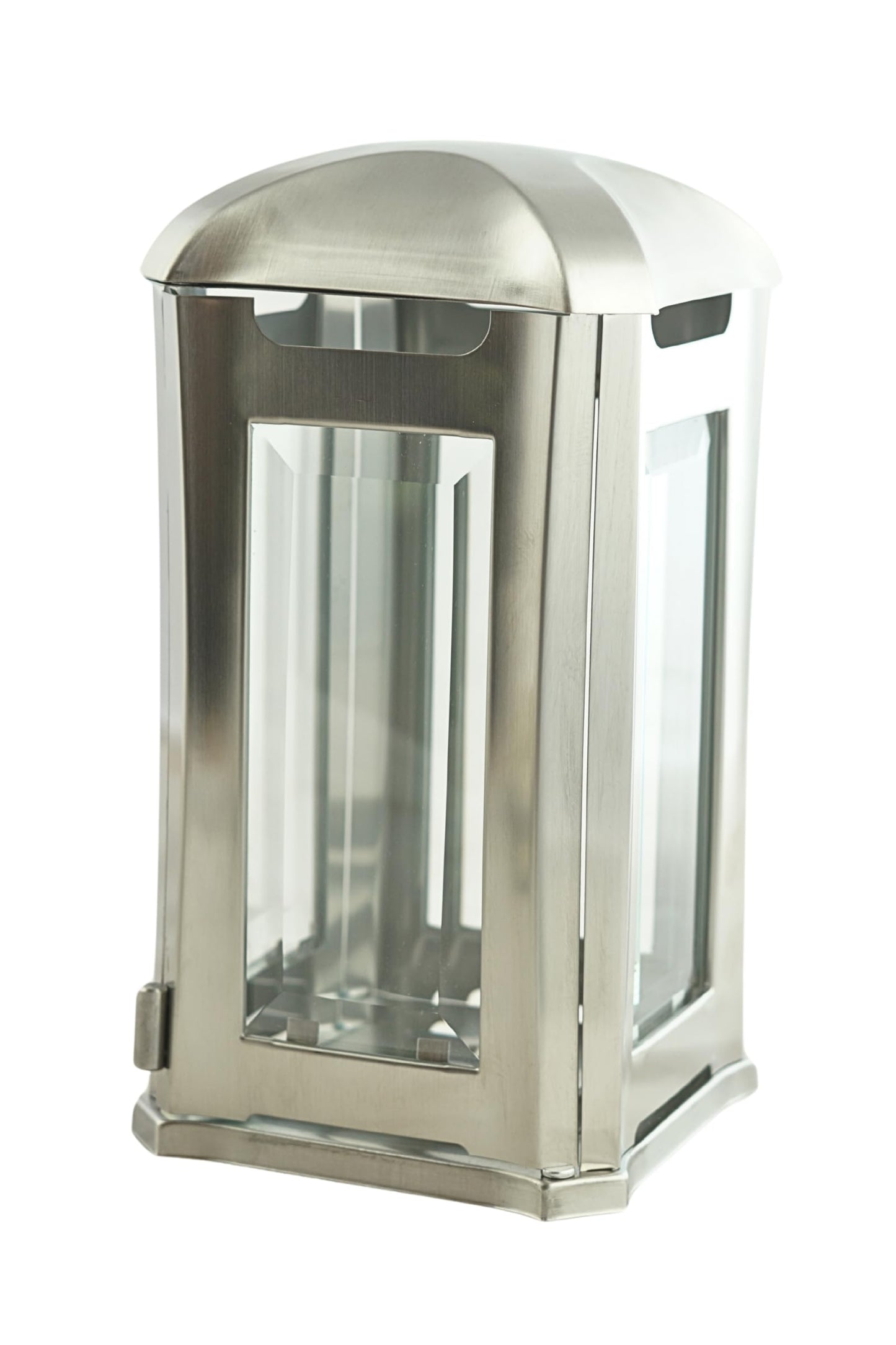 designgrave Grave lamp Venezia stainless steel with granite base natural gray 13x13x24 cm - crystal glass & magnetic closure Nero Impala