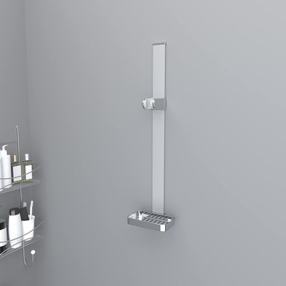 Shower rod, shower hose, shower head holder without drilling, 3M adhesive (without shower head).