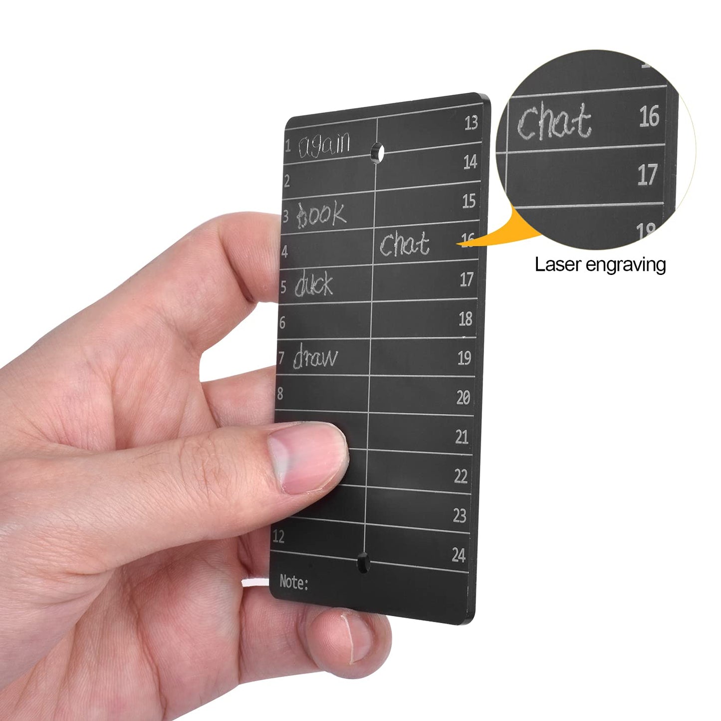 Crypto Seed Storage, Bitcoin Cold Wallet Backup - BIP39 12 or 24 Word Recovery Phrase Backup Crypto Wallet with Engraving Pen (Double) (Gray)