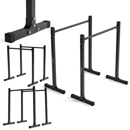 Marbo - Dip Bar - Dip Station - Dip Bars - Calisthenics Equipment, Home Gym - for strength training, muscle building, abs workout - made of sturdy 40x40 mm profile - holds up to 140 kg - SG-14