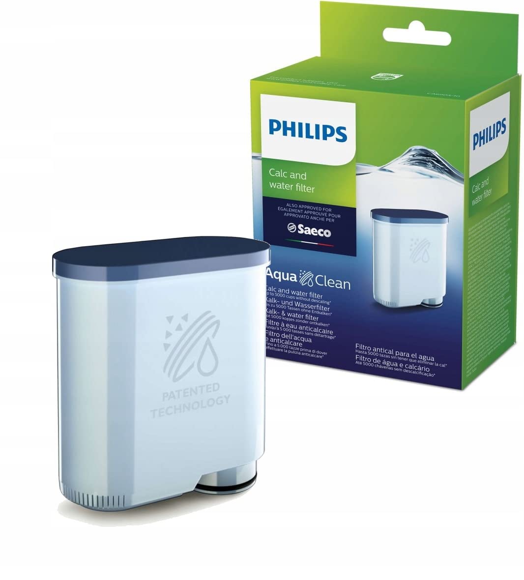 Philips AquaClean Complete Care Set for coffee machines (includes water filter CA6903), descaler 250 ml, lubricant HD5061, coffee grease remover CA6704/10 (6 tablets), cleaning brush Seltino