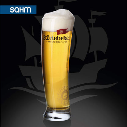 Störtebeker beer glasses 0.3 l - 6 wheat beer glasses in Sydney sailglass design - wheat beer glasses 0.3 l - Störtebeker glasses as a great beer gift.