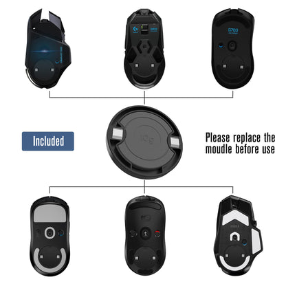 Soarking charging dock for Logitech mouse G502 Lightspeed, G703, G903 Lightspeed, and PRO Wireless Gaming Mouse Powerplay, wireless charging system