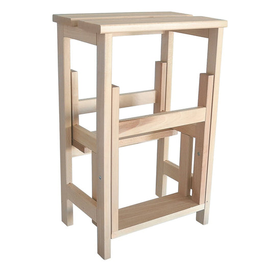 Radius step stool beech wood painted natural VAL15618