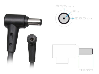 Asus ROG Zephyrus M16 GU603ZW Original Power Adapter 240.0 Watts angular design