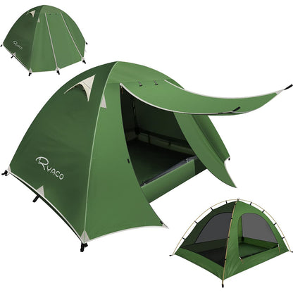 RYACO Tent 2-3 Person Camping Tent, 2 Doors Waterproof & Windproof 3-4 Season Ultralight Tents for Adult Camping, Backpacking, and Outdoor Hiking Gear