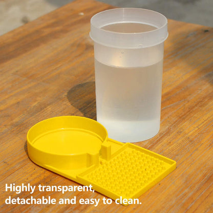 Bee Water Feeder, RoadLoo 6Pcs Bee Entrance Feeder Feeders for Bees Waterer Plastic Beekeeping Supplies Bee Feeding Entrance Beehive Drinking Bowl Apiculture Equipment Accessories (6)