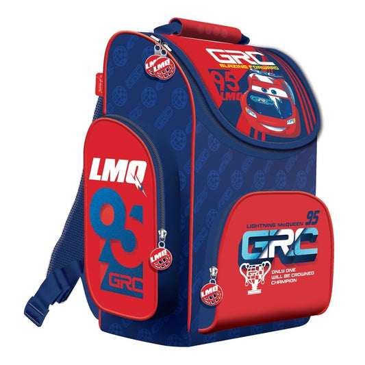 Disney Cars school bag for 1st graders for boys and girls · ergonomic backpack · school bag set (9 pieces with school cone)