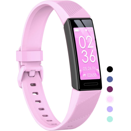 Kids' fitness tracker watch, IP68 waterproof activity tracker, heart rate sleep monitor, 11 sports modes calorie counter, pedometer with alarm, great gift for boys, girls, teenagers