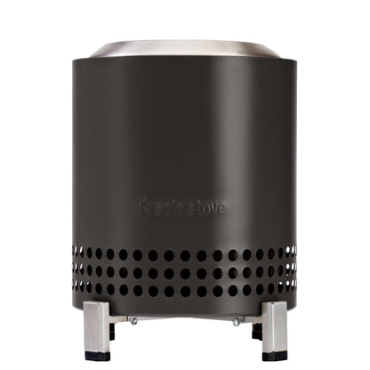 Solo Stove Mesa XL Tabletop Fire | Smokeless Mini Table Fireplace, Outdoor Decoration for Garden, Patio, Balcony, For Pellets/Wood, Stainless Steel, Includes Stand, Storage Bag, 21.8 x 17.8cm, 1 kg, Anthracite