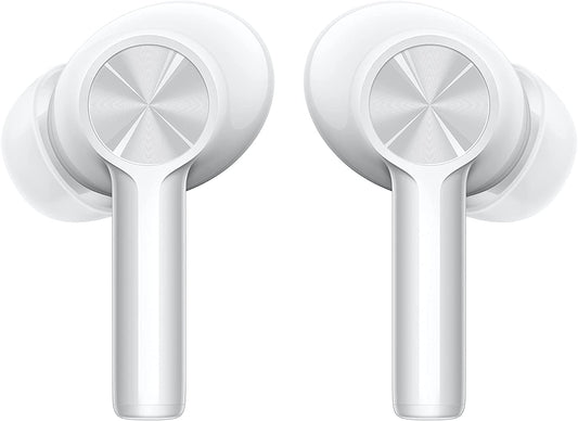 OnePlus Buds Z2 - Wireless headphones with noise cancellation, up to 38 hours of battery life, and Dolby Atmos support - Pearl White