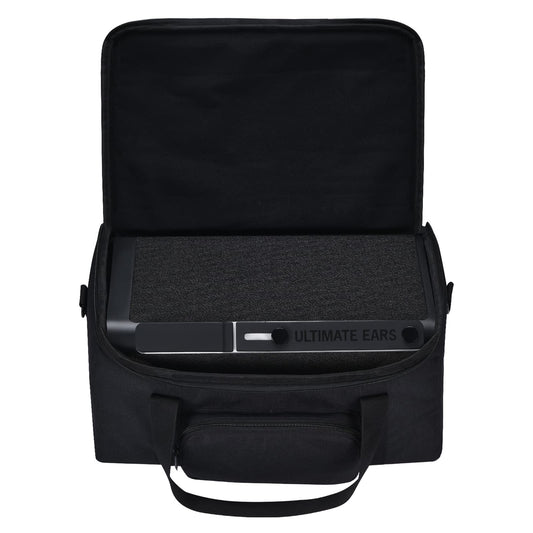 Hzycwgone carrying case for Ultimate Ears HYPERBOOM portable Bluetooth speaker. Includes shoulder strap, additional storage pockets for charger, cables, phone accessories (Black).