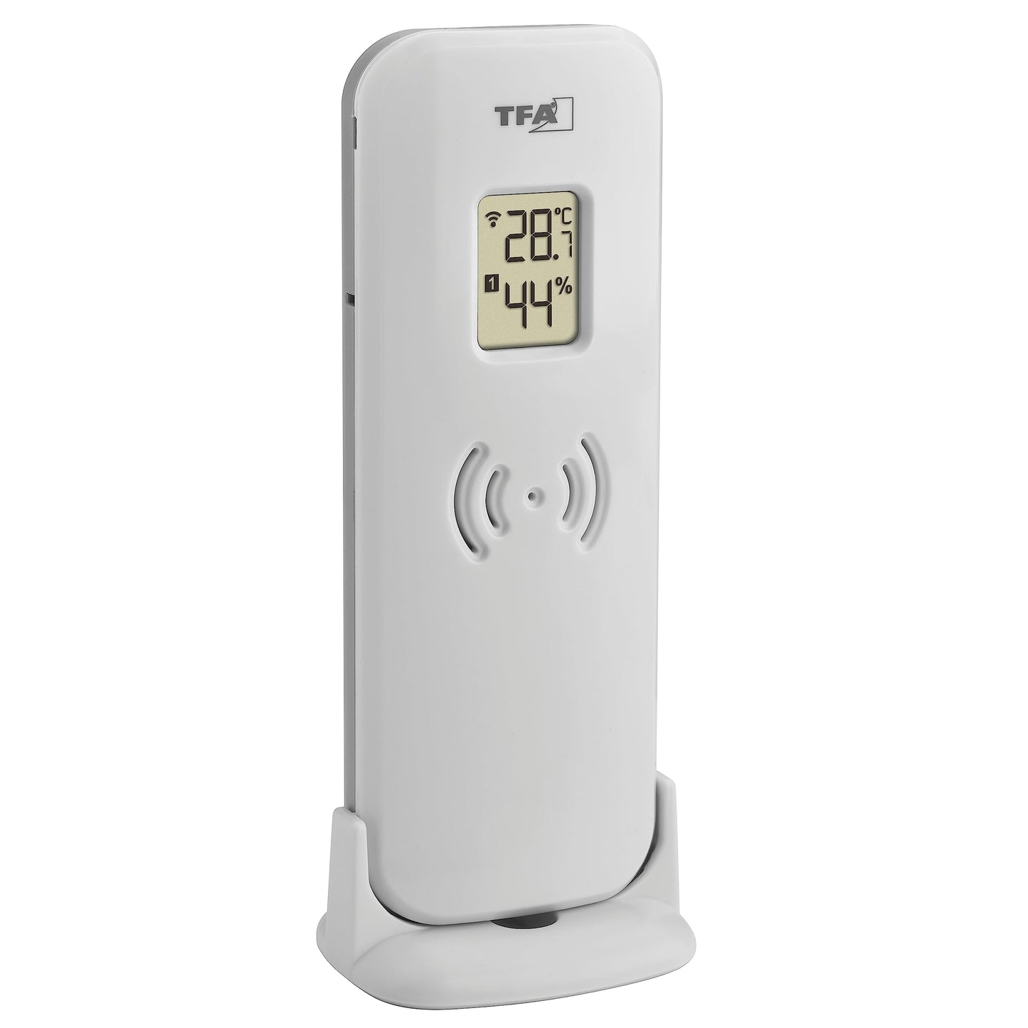 TFA Dostmann Digital Wireless Weather Station with Outdoor Sensor, 35.1162.10, Indoor and Outdoor Climate, with Transmitter, Weather Forecast, including Radio Clock, Temperature/Humidity, Amazon Exclusive, Gray