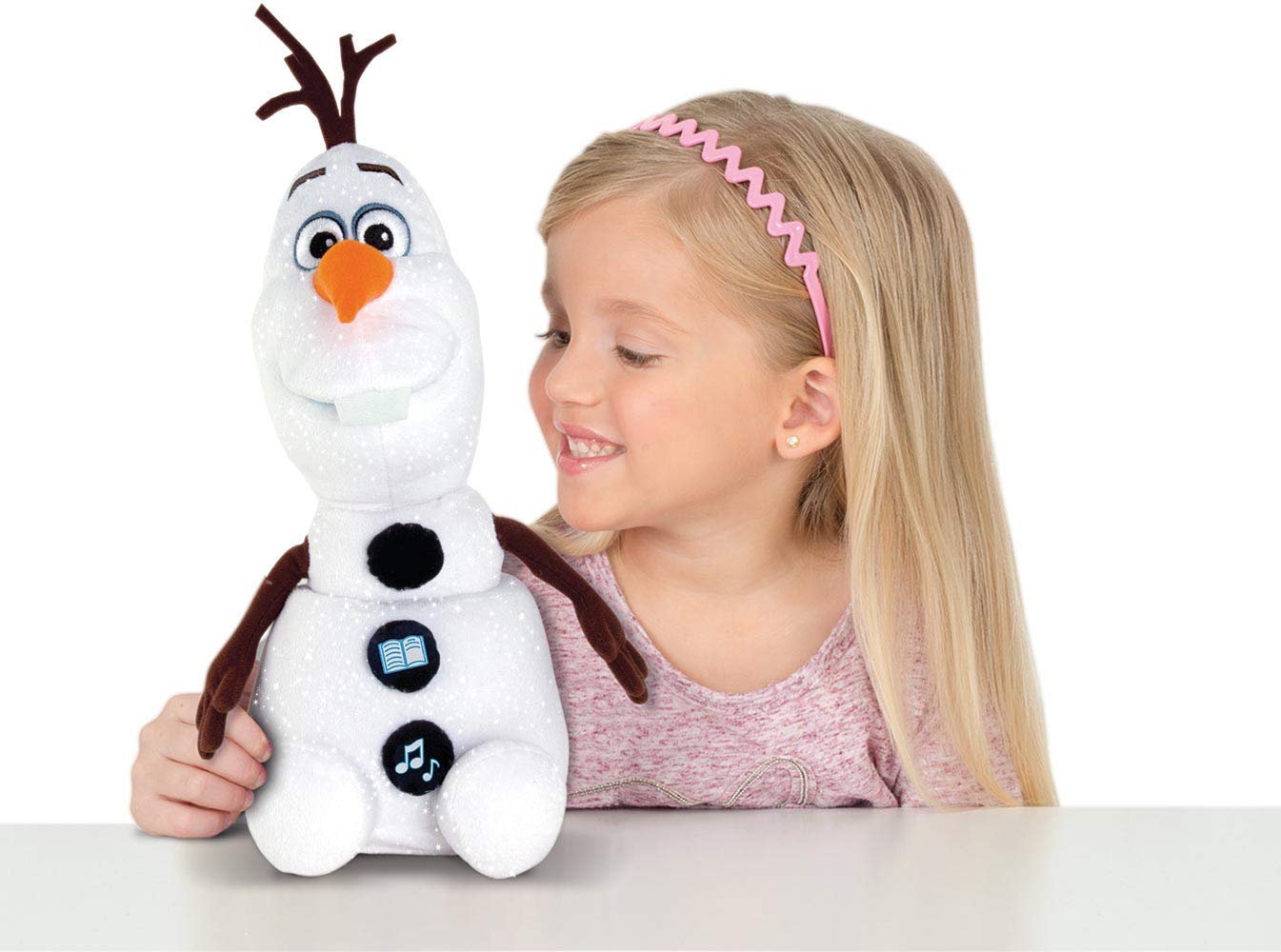Olaf Storyteller | Interactive plush toy from Frozen, sings and tells Disney fairy tales.