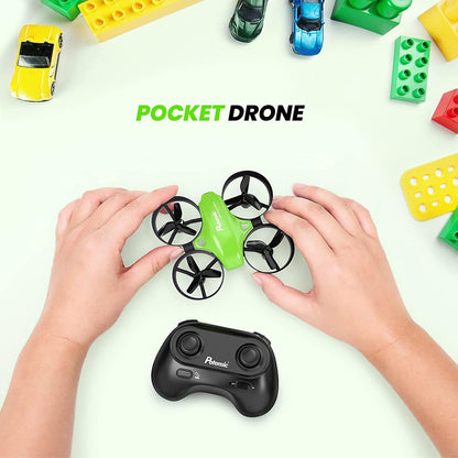 Potensic Mini Drone for Kids and Beginners with 3 Batteries, RC Quadcopter, Mini Drone with Altitude Hold Mode, One Button Take off/Landing, Headless Mode, Toy Drone Helicopter A20 Green