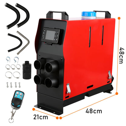 Randaco Diesel Parking Heater, All in One 8KW 12V Diesel Air Heater, Air Diesel Heater with LCD Monitor/Remote Control, Air Diesel Heater for Cars, Boats, RVs, Truck Cabins