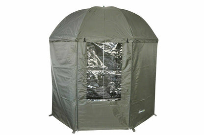 Carp On fishing umbrella 2.5m closed umbrella tent fishing umbrella with window 5 Seasons umbrella fishing umbrella closed, waterproof carp tent fishing umbrella fishing tent