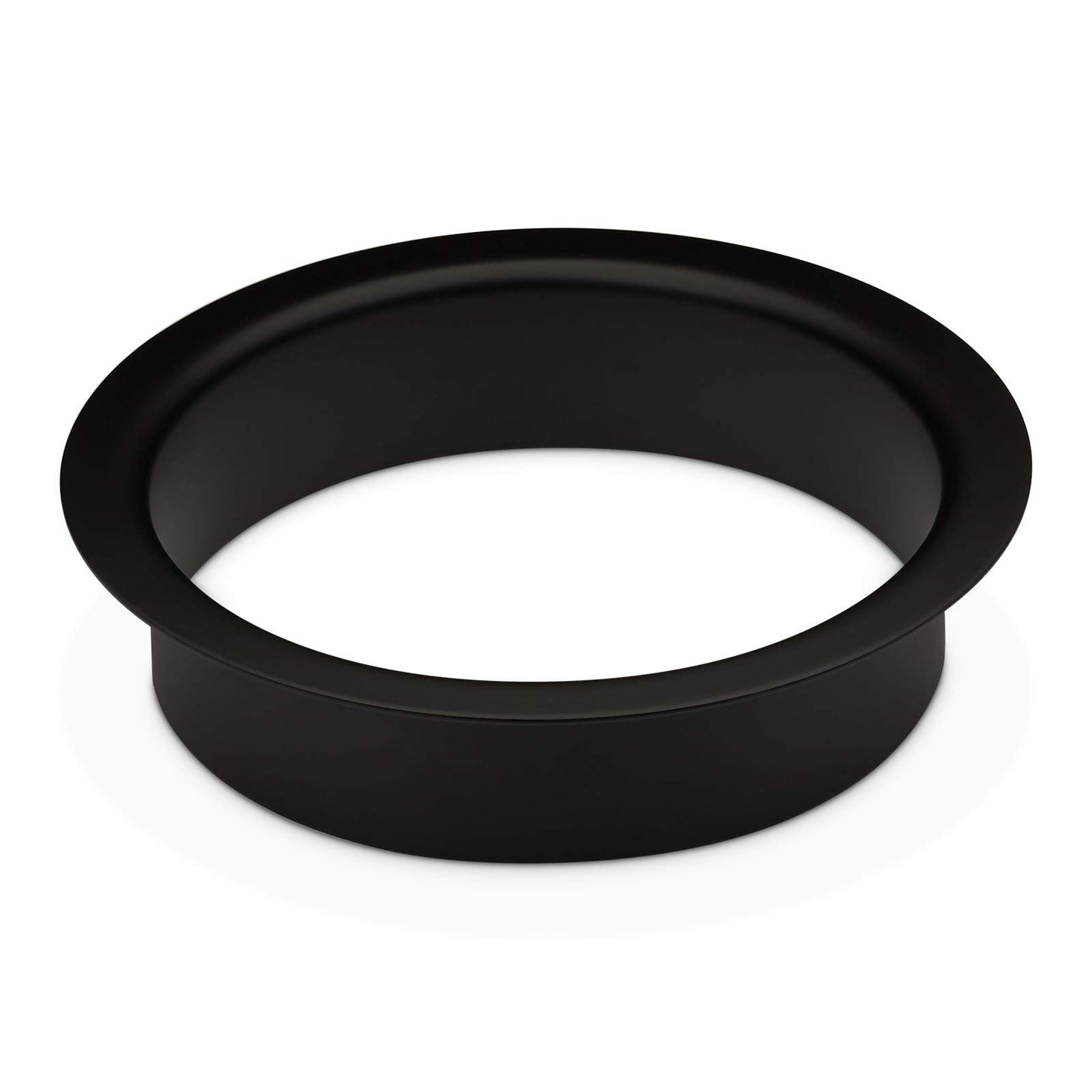 SOTECH Waste Chute Ring Stainless Steel matte black painted Ø 180 mm Height 41.5 mm for installation in washbasins or countertops Laundry chute