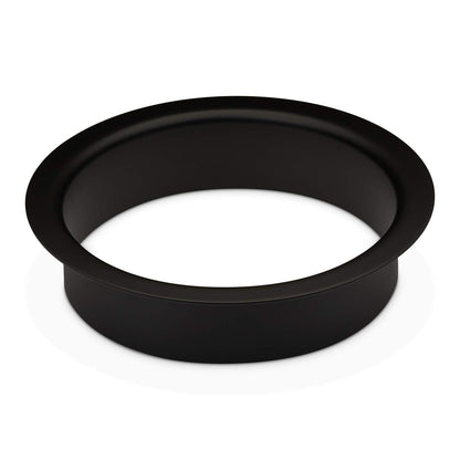 SOTECH Waste Chute Ring Stainless Steel matte black painted Ø 180 mm Height 41.5 mm for installation in washbasins or countertops Laundry chute