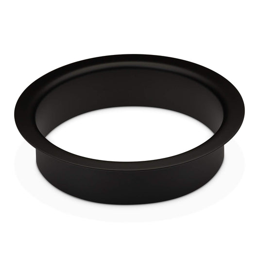 SOTECH Waste Chute Ring Stainless Steel matte black painted Ø 180 mm Height 41.5 mm for installation in washbasins or countertops Laundry chute