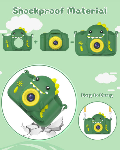 Children's camera, Gofunly Kids Camera 1080P 2.0-inch Screen Camera for Kids with 32GB card Selfie Digital Camera for 3-12 years old boys and girls Christmas Toy
