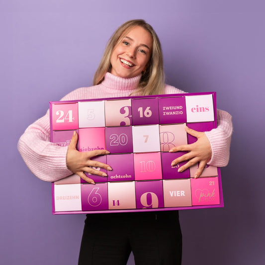 Pink Box Premium Advent Calendar 2024 | 24 trendy & high-quality beauty products worth over $380 | The premium beauty advent calendar for beauty-loving, young women.