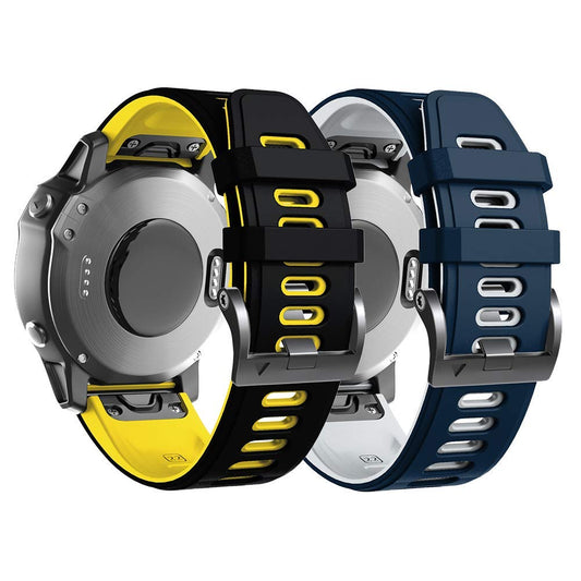 ANBEST bracelet for Garmin Fenix 6 Pro/7 Pro/Epix 2/Fenix 8 47mm, 22mm Quick Fit Bands for Fenix 7/6/5/Epix Pro 47mm/Descent G1/Forerunner 955/945/965. Silicone replacement band.