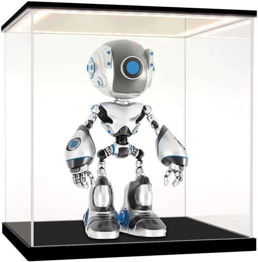 Acrylic showcase / display case for model cars, figures | with LED lighting (15x15x15 cm)