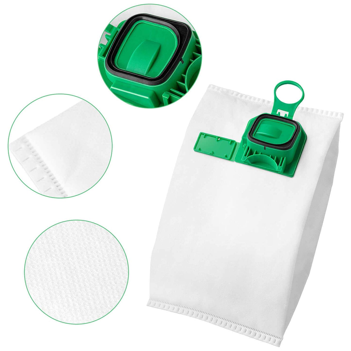 10 vacuum cleaner bags for Kobold VK140 VK150 with filters