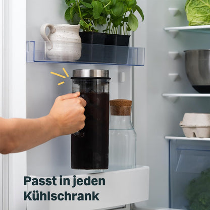 SILBERTHAL manual coffee grinder and Cold Brew Coffee Maker - pleasure set for coffee lovers in the summer.