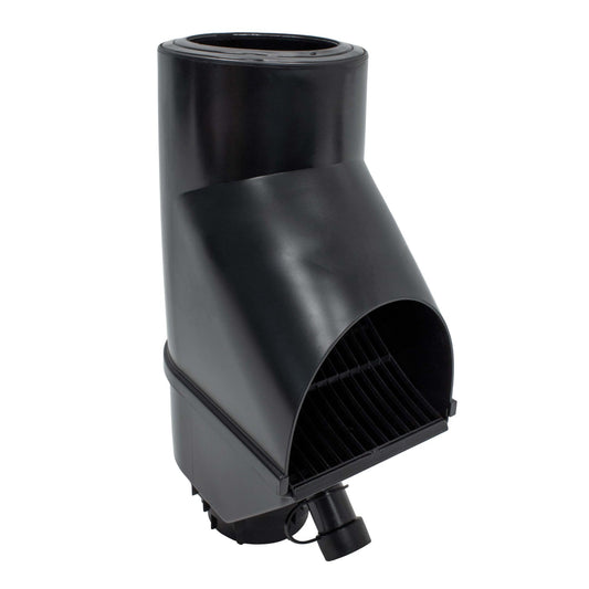 Jardinion rainwater filter, downpipe leaf diverter Black 30.5 x 12 x 17.5cm Rainwater collector for downpipe DN75, DN85, DN100