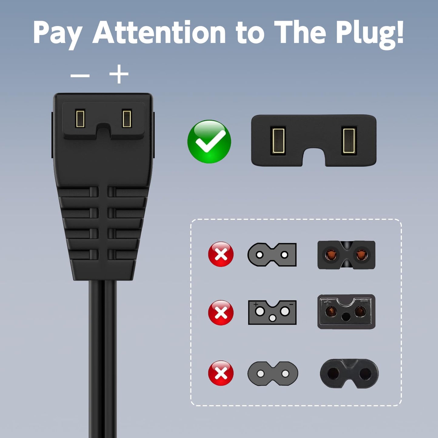 12V-24V car cooler replacement cable, car charger for Waeco CF-18, Dometic cooler, Alpicool ARB ICECO car fridge cable Bodega extension cable CDF-18 compressor cooler car socket