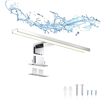 ERWEY 2 in 1 LED Mirror Light IP44 Bathroom Light Neutral White Makeup Light 230V Cabinet Light Mirror Cabinet Surface Mount Light Bathroom Clamp Light Wall Light (30cm 4000K 5W)