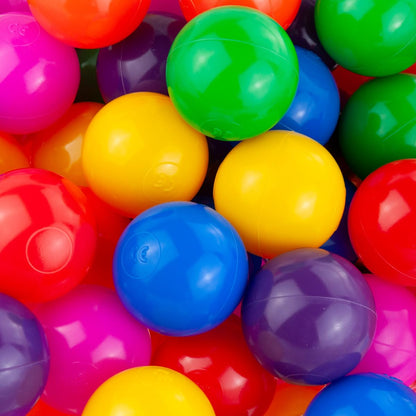 Martom Assorted Balls for Ball Pit 7/6cm Baby Balls Plastic Balls Baby Play Balls 100-2000 Pieces (7cm, 500 Pieces)