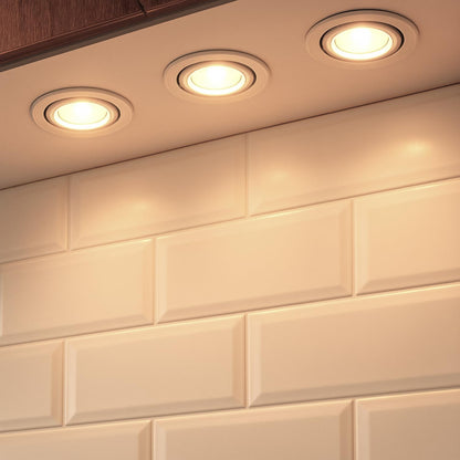 ADAKAT 5-pack, full metal recessed spotlight G4 12V, glass cover