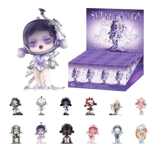 POP MART SKULLPANDA 12PC Pop Figures - Random action figures, collectible figurines, and collector art toys gift.
