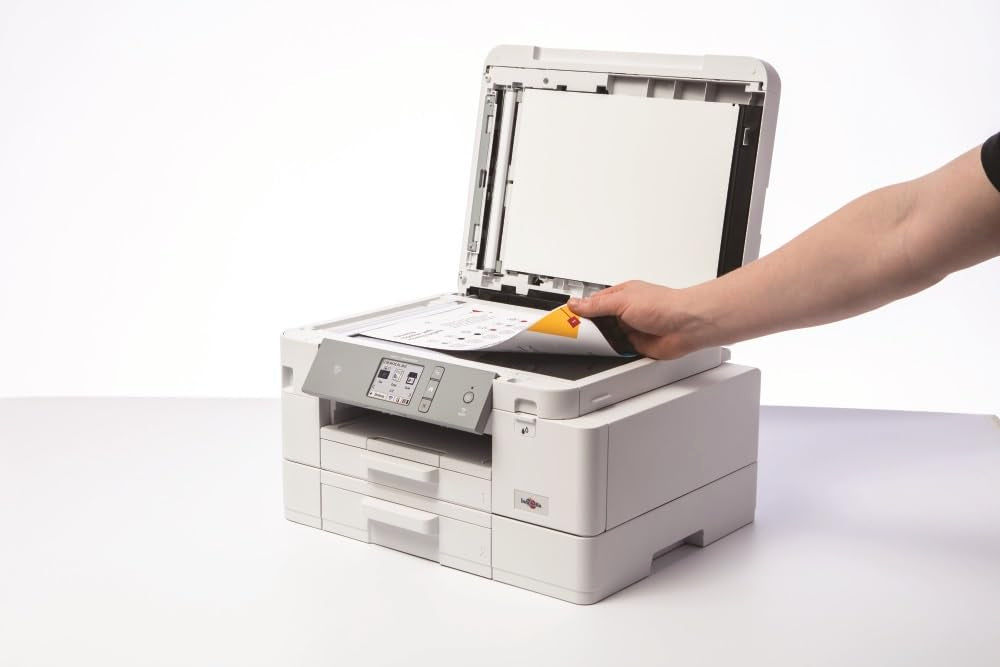 Brother MFC-J4540DW 4-in-1 color inkjet all-in-one printer (printer, scanner, copier, fax), white, 435 x 250 x 355 mm