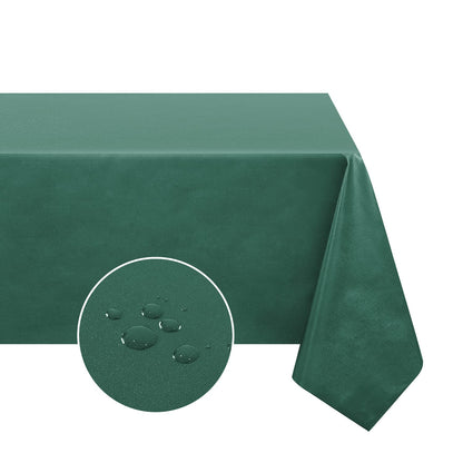 Novelty style tablecloth tablecloth Christmas 240x140 green Tablecloths PVC Waterproof and Weatherproof plastic tablecloth for wedding, birthday, party, hotel, bar, dining table, garden table, Christmas