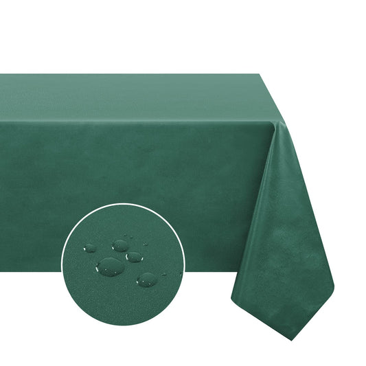 Novelty style tablecloth tablecloth Christmas 240x140 green Tablecloths PVC Waterproof and Weatherproof plastic tablecloth for wedding, birthday, party, hotel, bar, dining table, garden table, Christmas