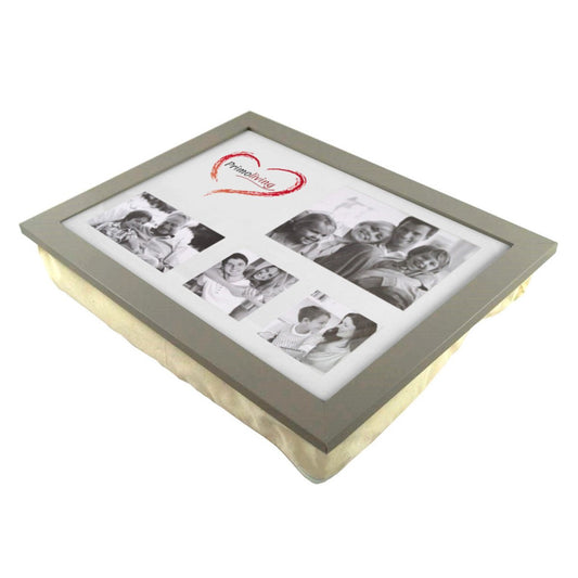 PrimoLiving Lap Tray with Picture Frame - 43 x 32.5 x 8 cm - Tray for Laptop - Sofa or Bed Tray - P-786