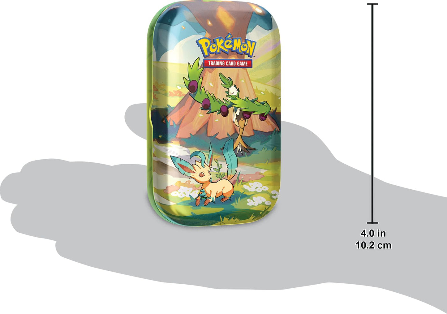 Pokémon Trading Card Game: Mini Tin Box Vibrant Paldea: Umbreon & Espeon (2 Booster Packs, 1 Sticker Sheet)