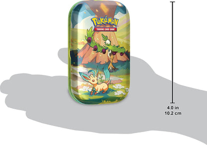 Pokémon Trading Card Game: Mini Tin Box Vibrant Paldea: Umbreon & Espeon (2 Booster Packs, 1 Sticker Sheet)