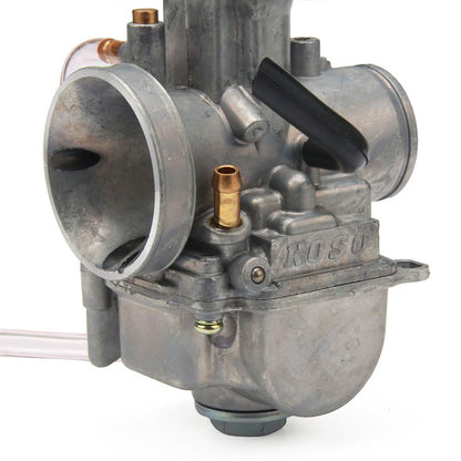 30mm carburetor, Power Jet motorcycle carburetor for dirt bikes, motocross motorcycles, go-karts, scooters, quads, and ATVs.