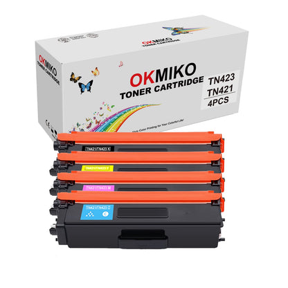 OKMIKO Upgrade TN-423 TN423 mfc-l8690cdw Toner Compatible Replacement Toner for Brother mfc l8690cdw Brother mfc-l8690cdw Brother hl-l8260cdw Brother dcp-l8410cdw