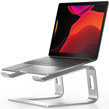 Nulaxy Detachable Laptop Stand, Ergonomic Notebook Stand Aluminum Laptop Holder Compatible with Dell, HP, Samsung, Lenovo all 10"-16" Notebooks - Silver