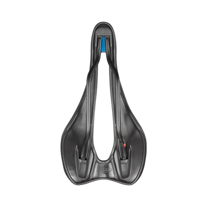 Selle Italia SLR Boost TM Superflow - Bicycle saddle with classic SLR design, comfortable gel road bike saddle and Superflow cutout, carbon fiber shell, 2.48L x 1.3W m