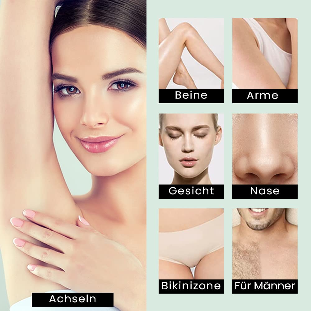 NEOMANN Waxer II - Premium hair removal waxing set with gift box & card - perfect spa gift for your loved ones (black, Waxer II)